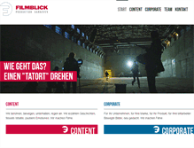 Tablet Screenshot of filmblick-hannover.de